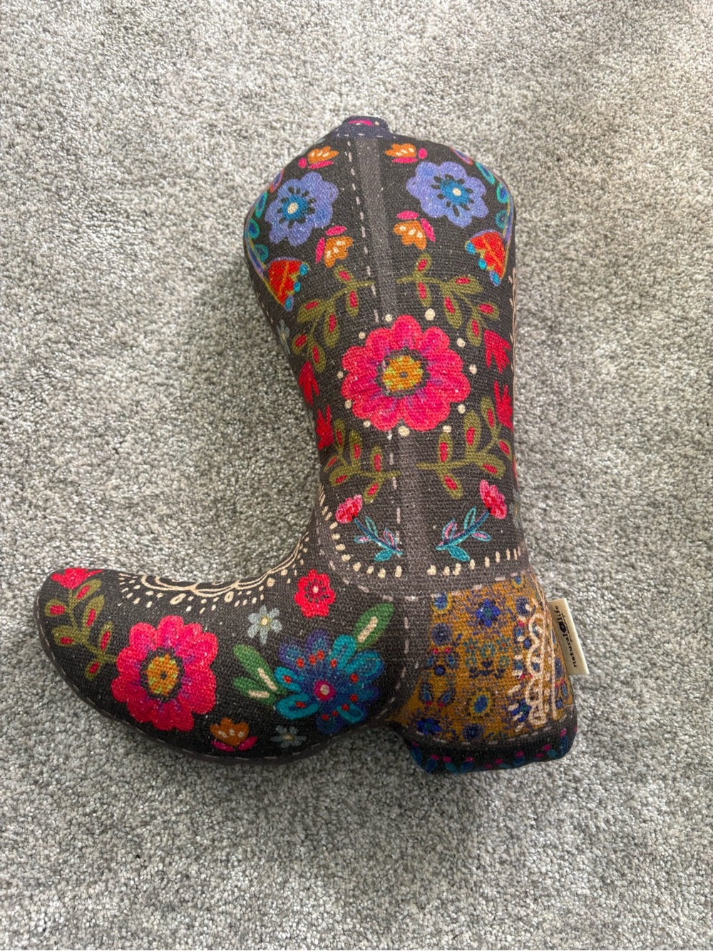 Cute NATURAL LIFE 🌺 cowgirl boot pillow